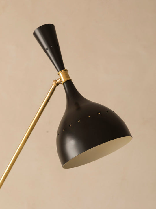 Libra Black Italy Floor Lamp