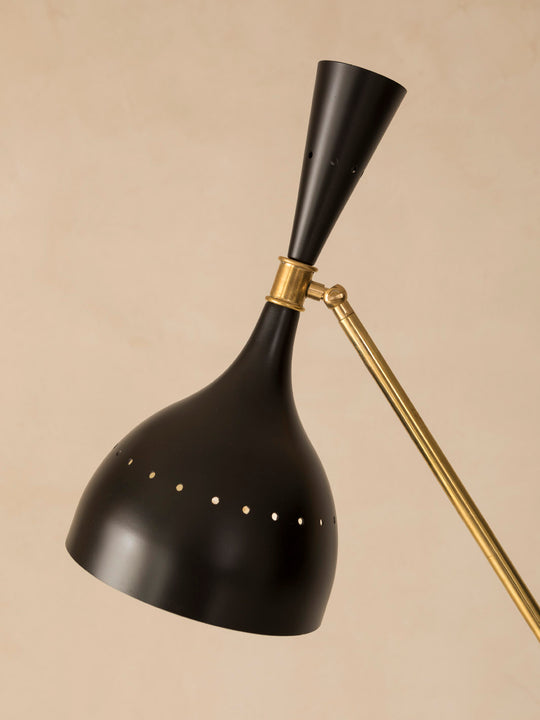 Libra Black Italy Floor Lamp