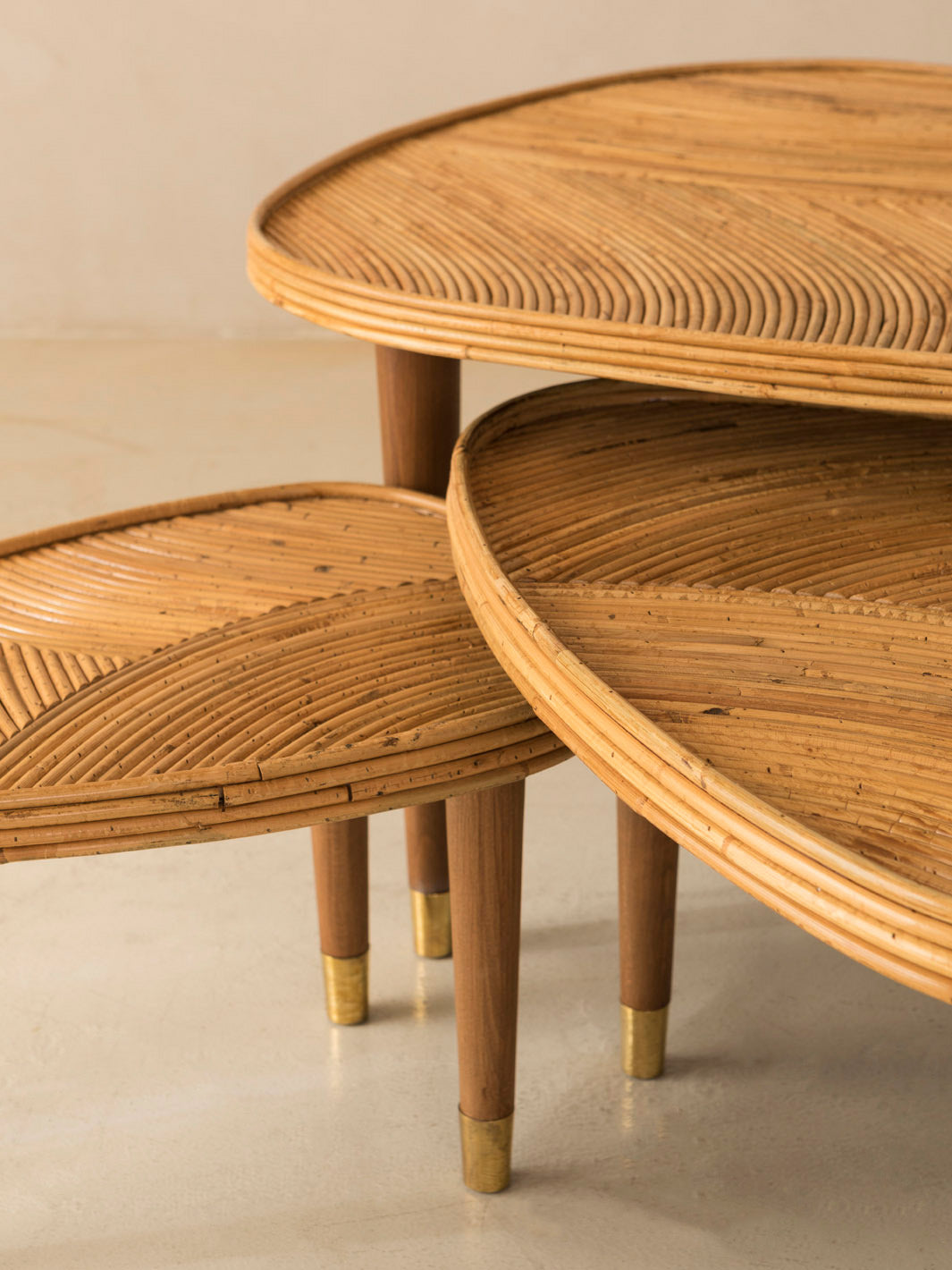 Italian bamboo coffee tables