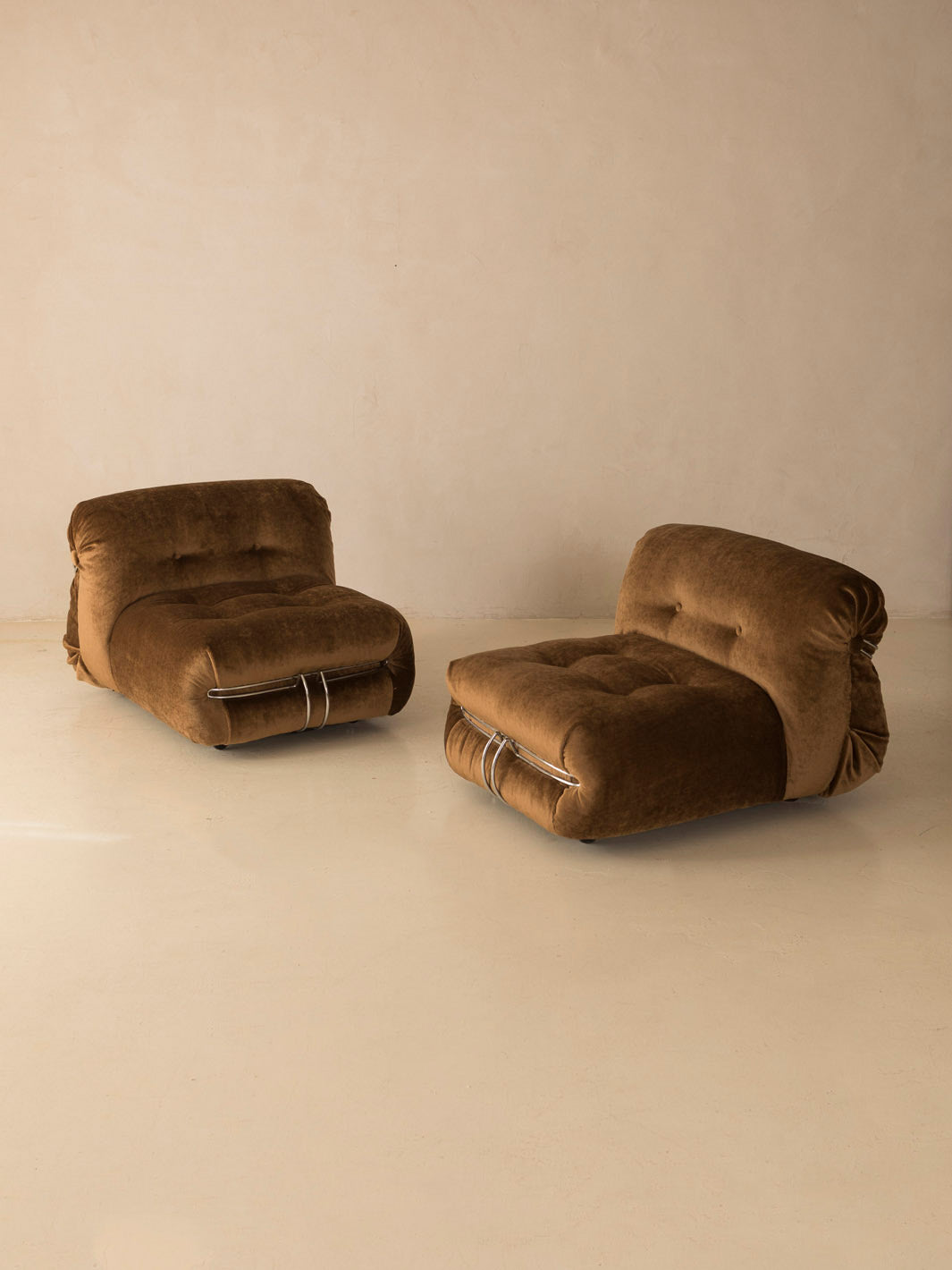 Pair of Tobio Scarpa armchairs from the 1970s