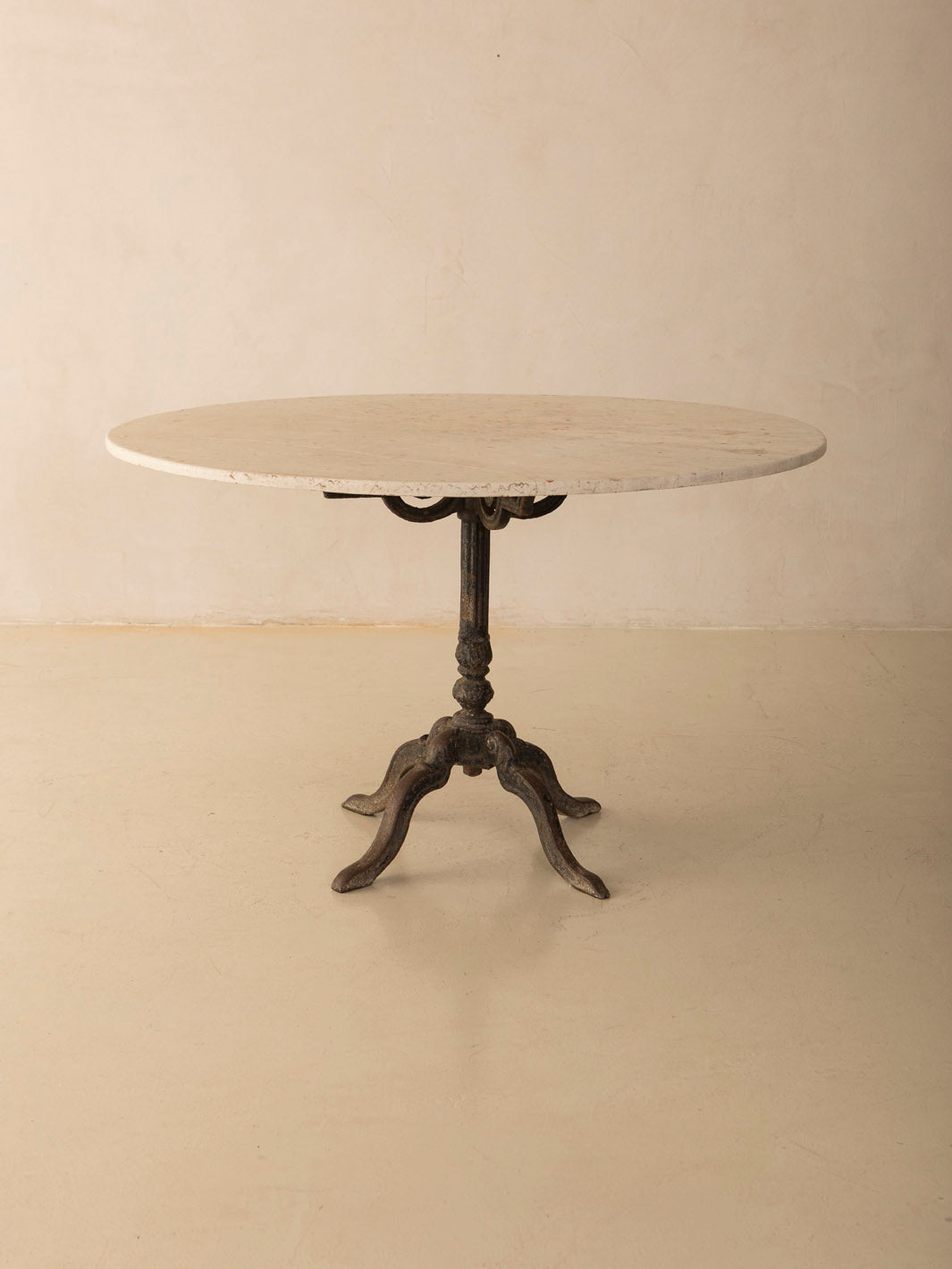 Marble and iron table from the 40s