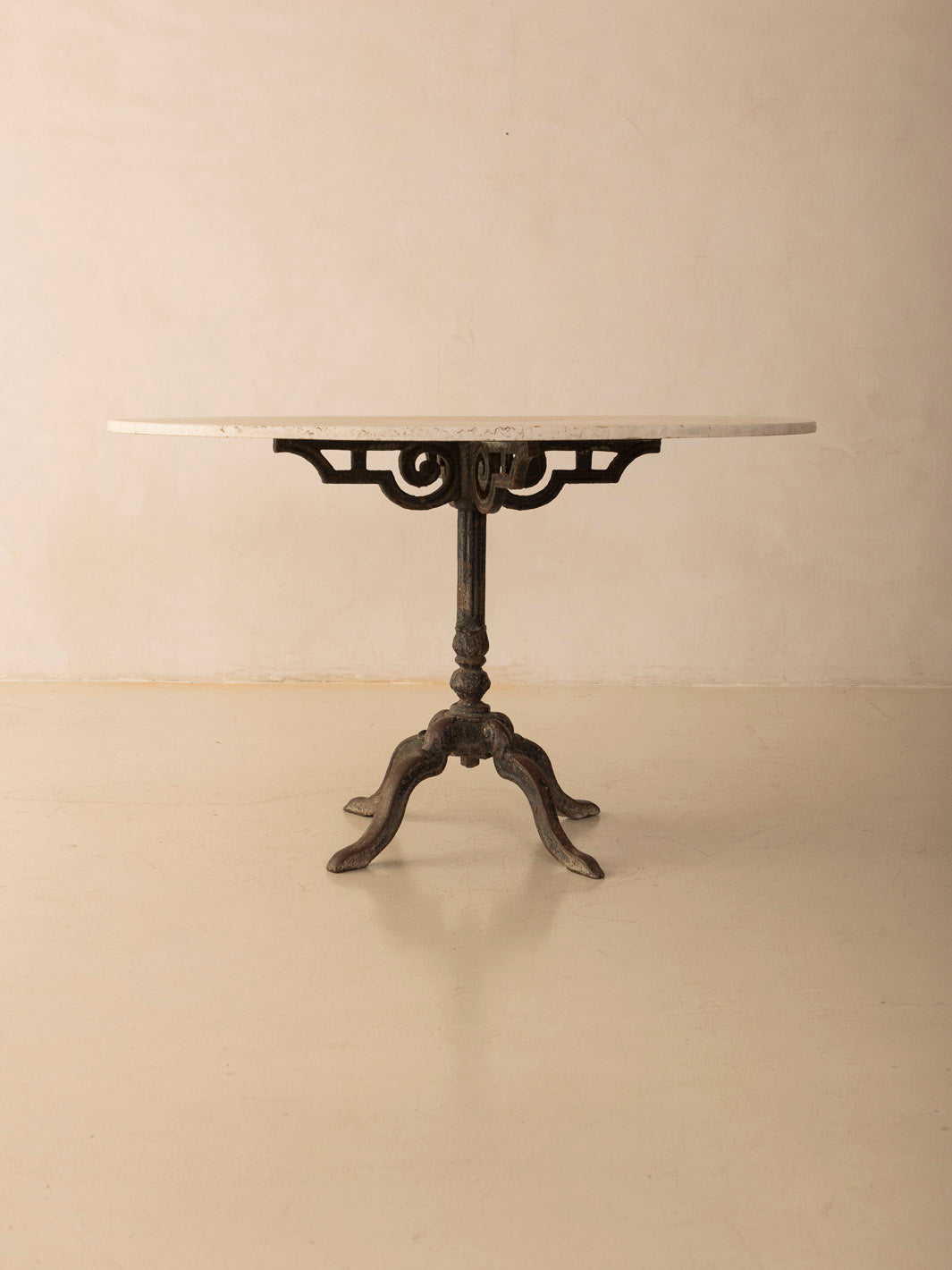 Marble and iron table from the 40s