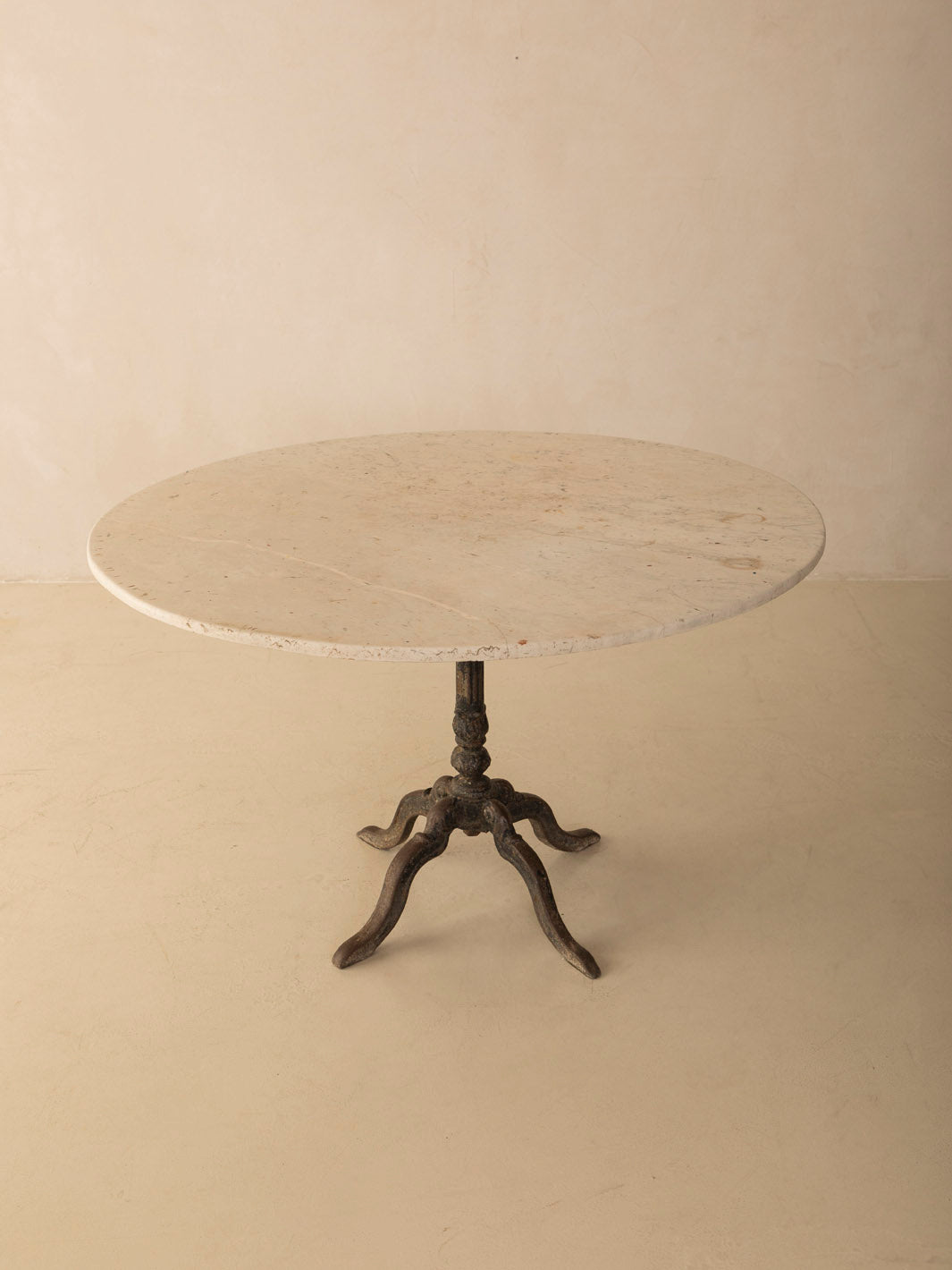 Marble and iron table from the 40s