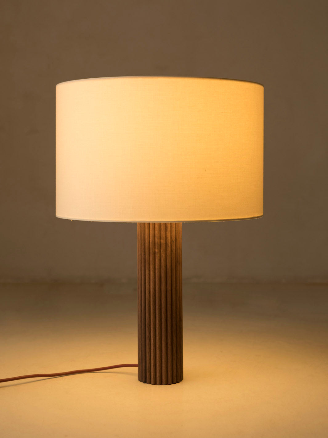 Fluta walnut lamp Simone &amp; Marcel