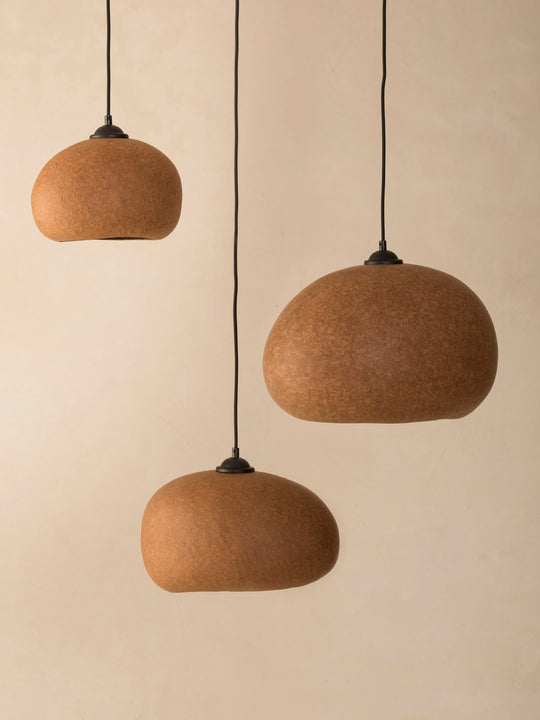 Pebble Terracotta Lamp