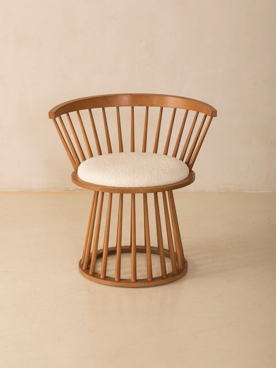 Italian beech armchair