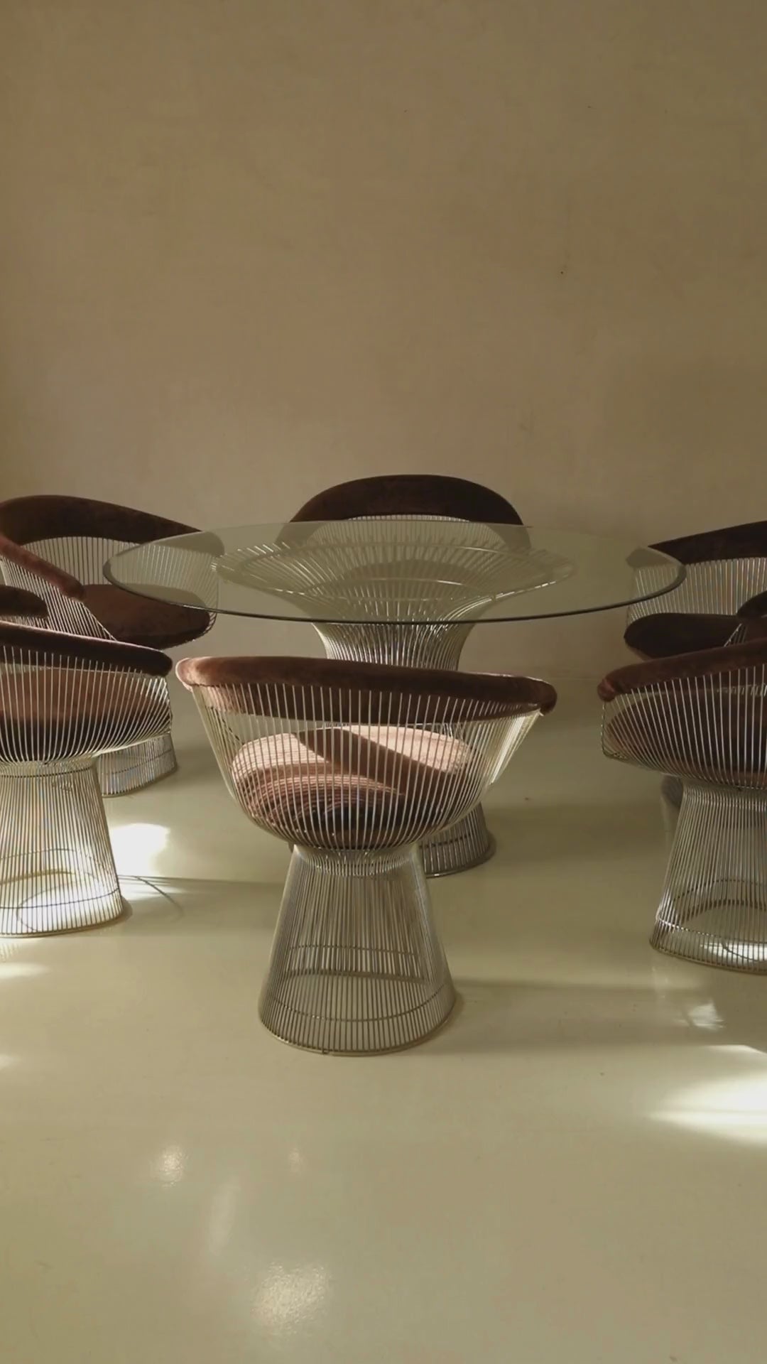 Warren Platner dining set for Knoll, 1960s