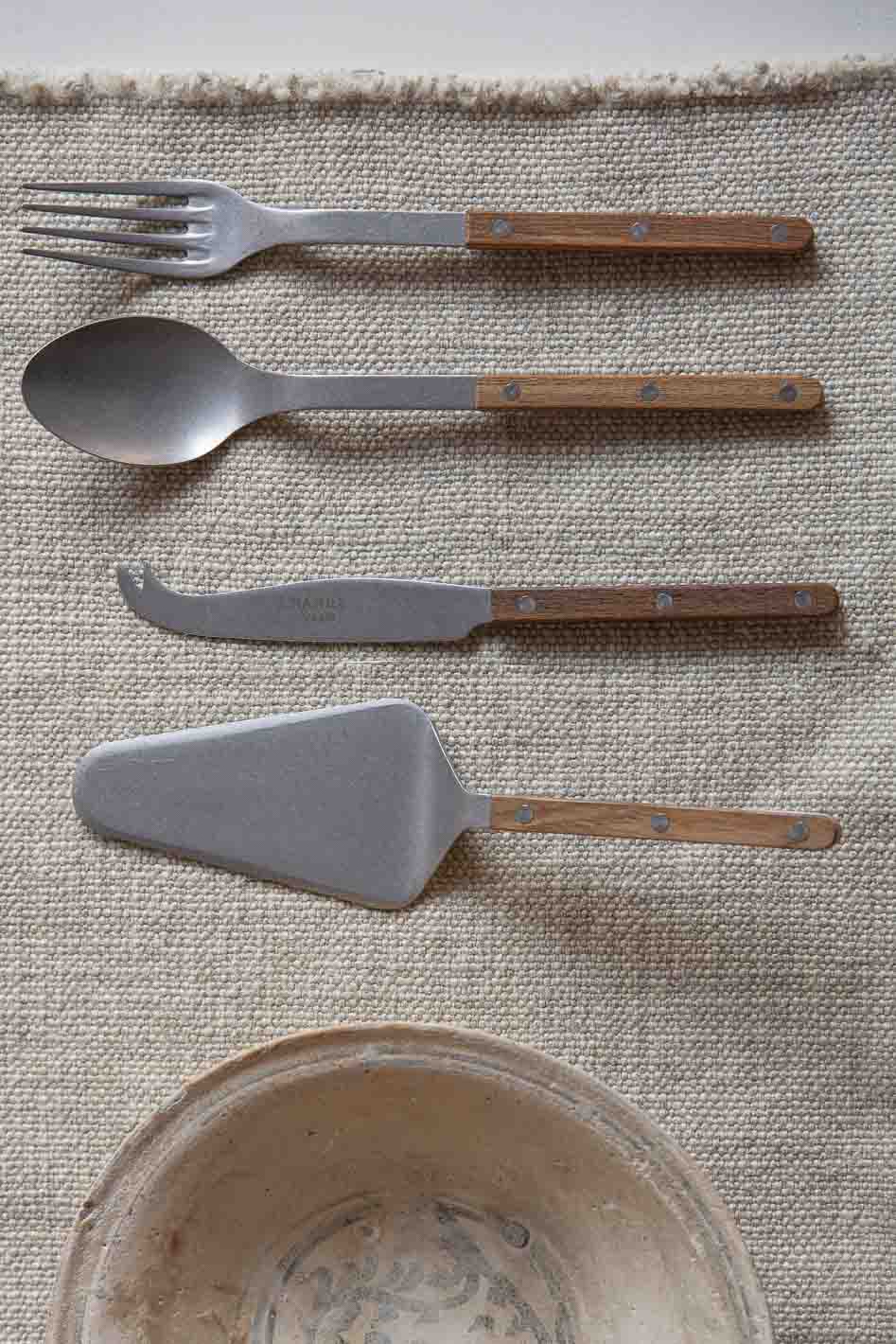 Bistrot Saber Paris Teak Serving Cutlery Set