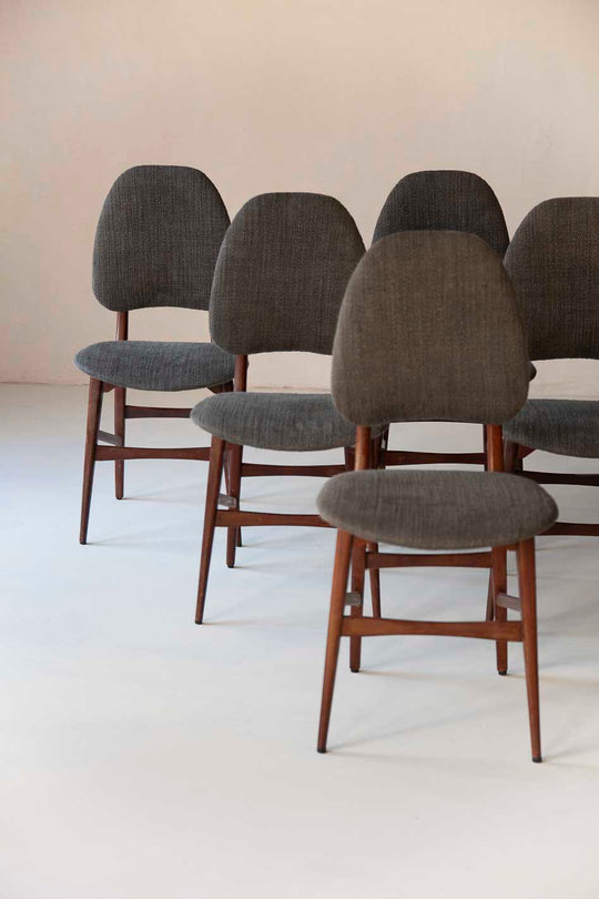 Set of 6 Italian 60's chairs