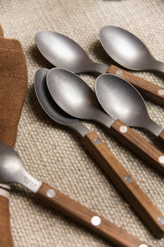 Set of 6 Bistrot Saber Paris teak spoons