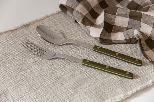 Bistrot Saber Paris Green Serving Cutlery Set