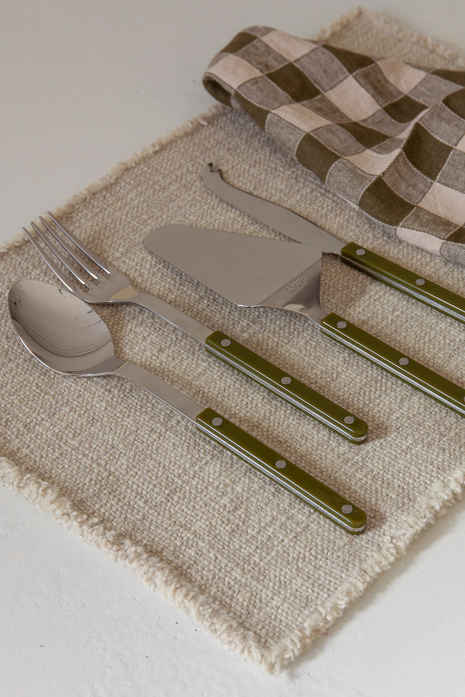 Bistrot Green Serving Cutlery Set