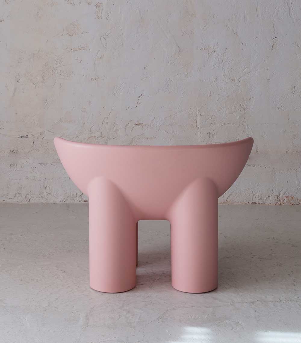 Roly poly online chair pink