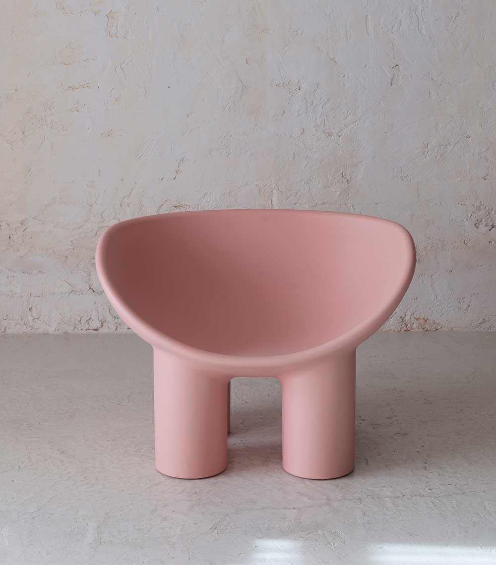 Pink Faye Toogood Roly Poly Armchair