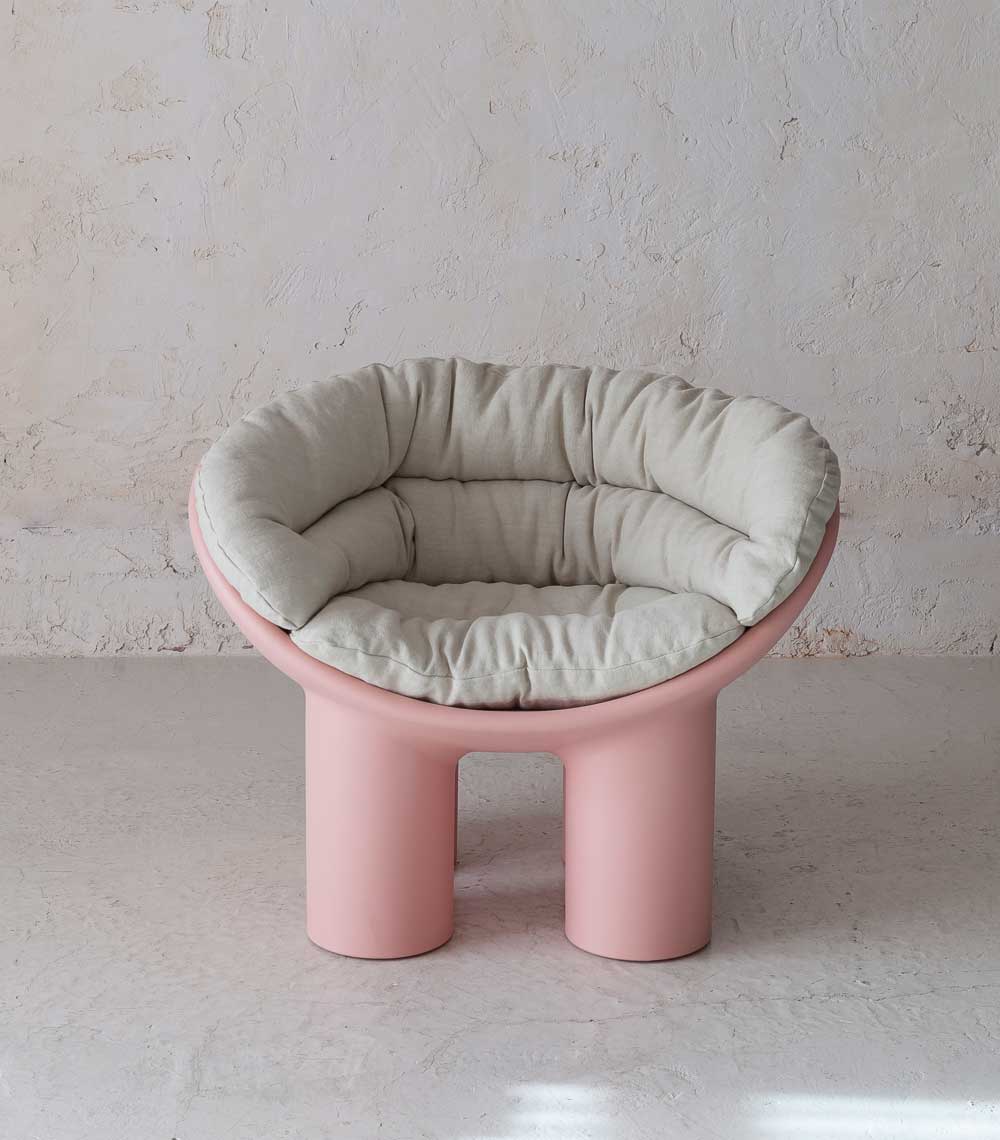 Fauteuil Faye Toogood Roly Poly Rose