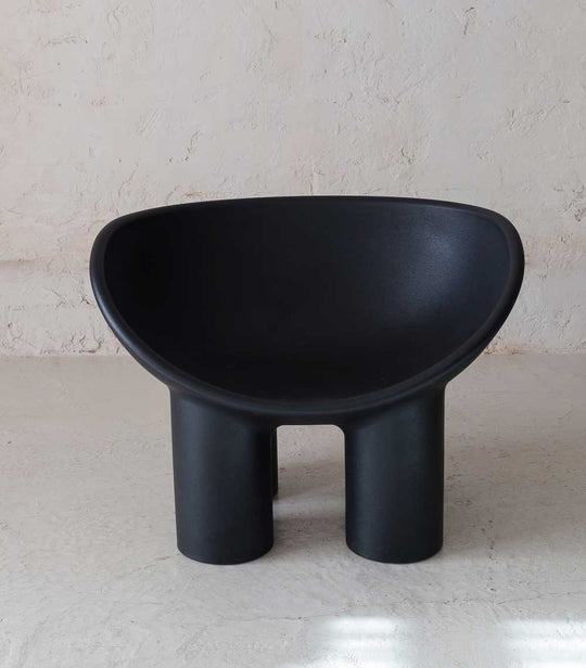 Black Faye Toogood Roly Poly Armchair