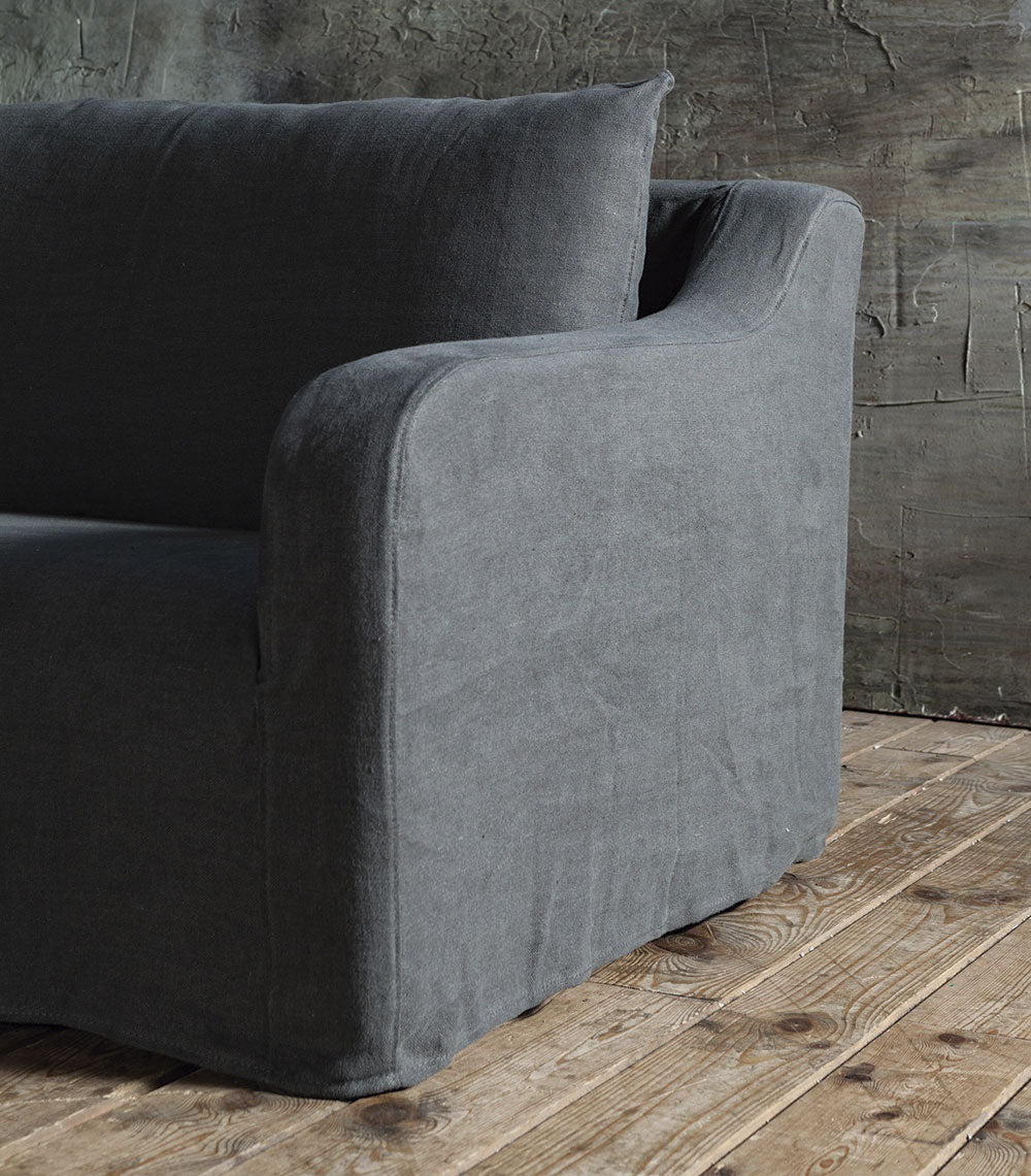 Comporta Linen Sofa Anthracite Gray