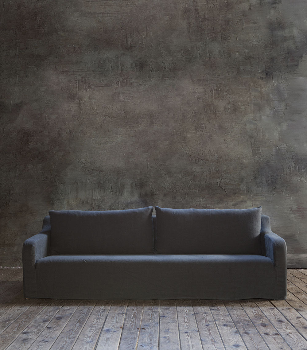 Comporta Linen Sofa Anthracite gray