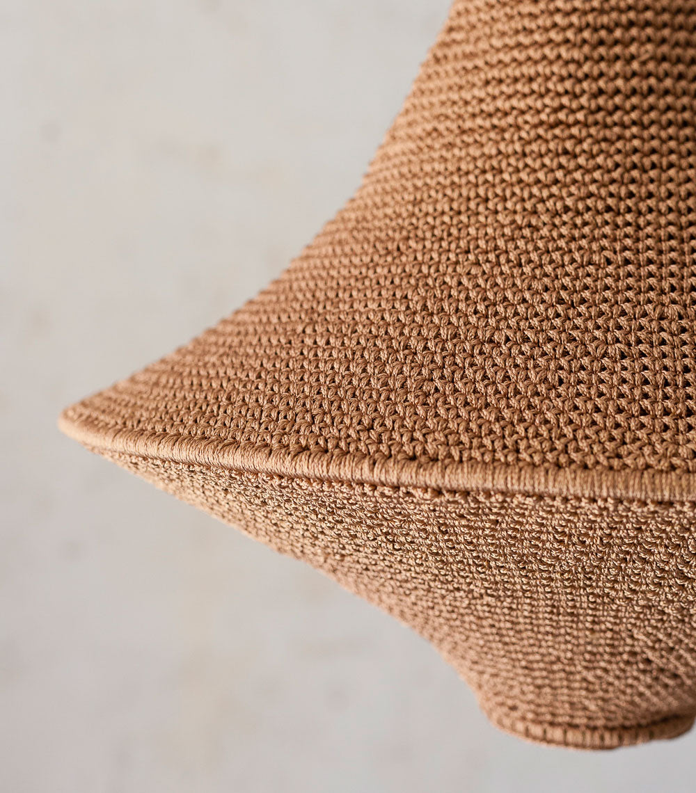 Lámpara crochet W color Honey Large