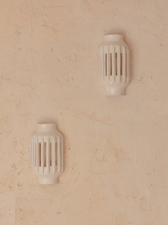 ceramic wall sconce