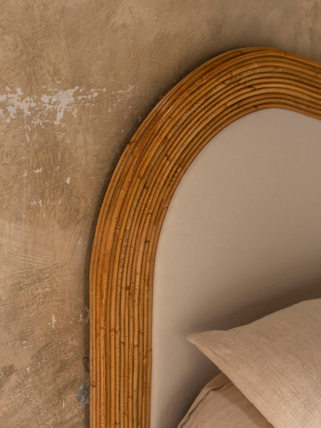 Cabecero Wave asimétrico de bambú