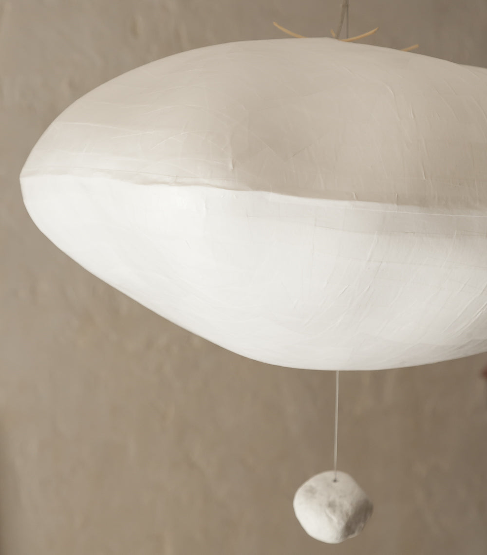 Nube ceiling lamp by Céline Wright (with stone) – Rue Vintage 74