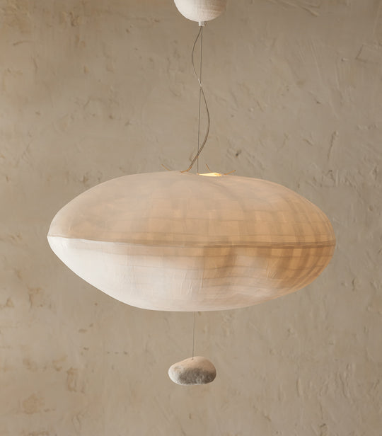 Nube ceiling lamp by Céline Wright (with stone)