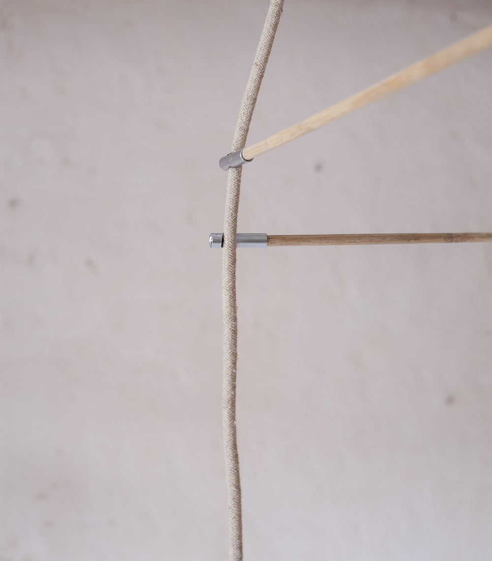 Lámpara de techo pantallas de fieltro 5 tulipas