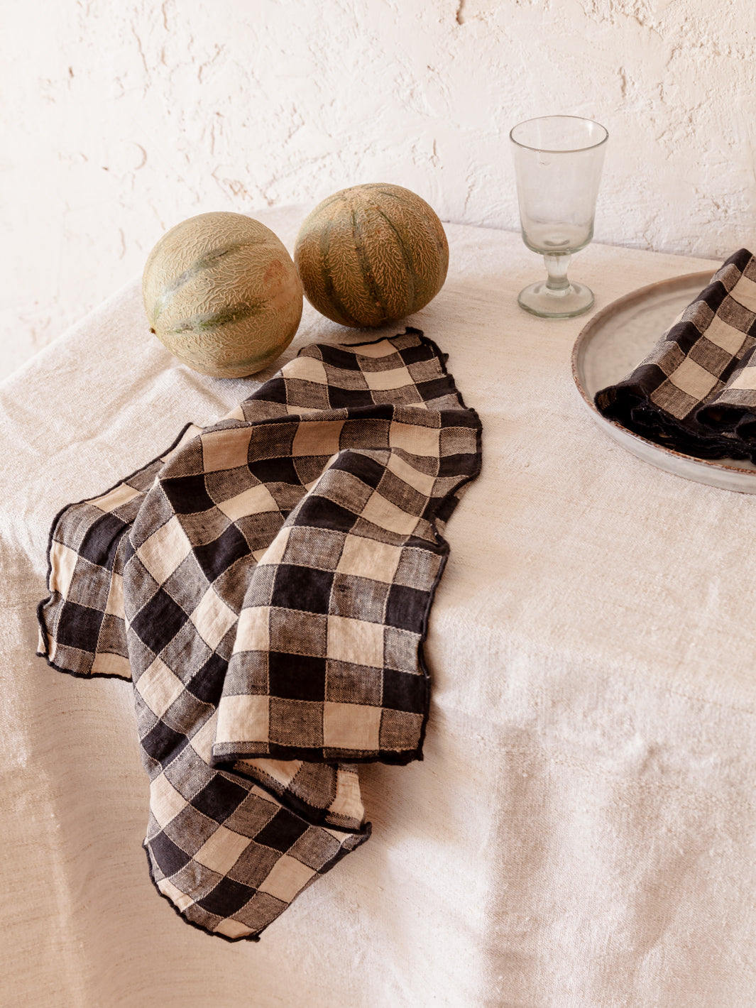 Servilleta Bourdon Fusain Maison de Vacances