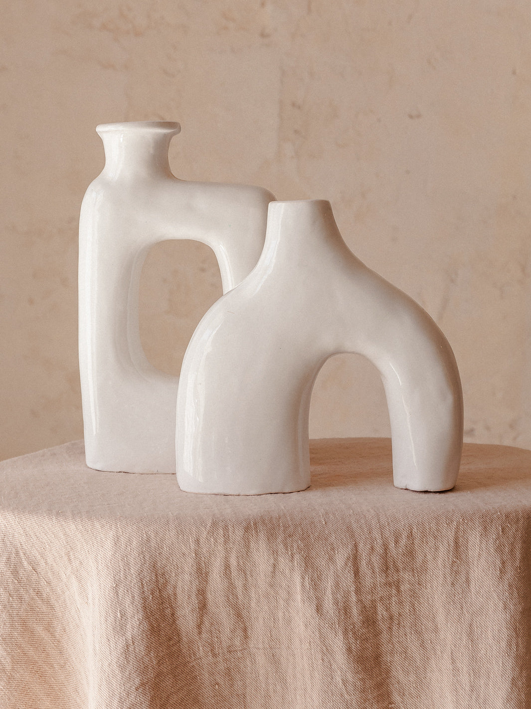Vase "Heart" white 