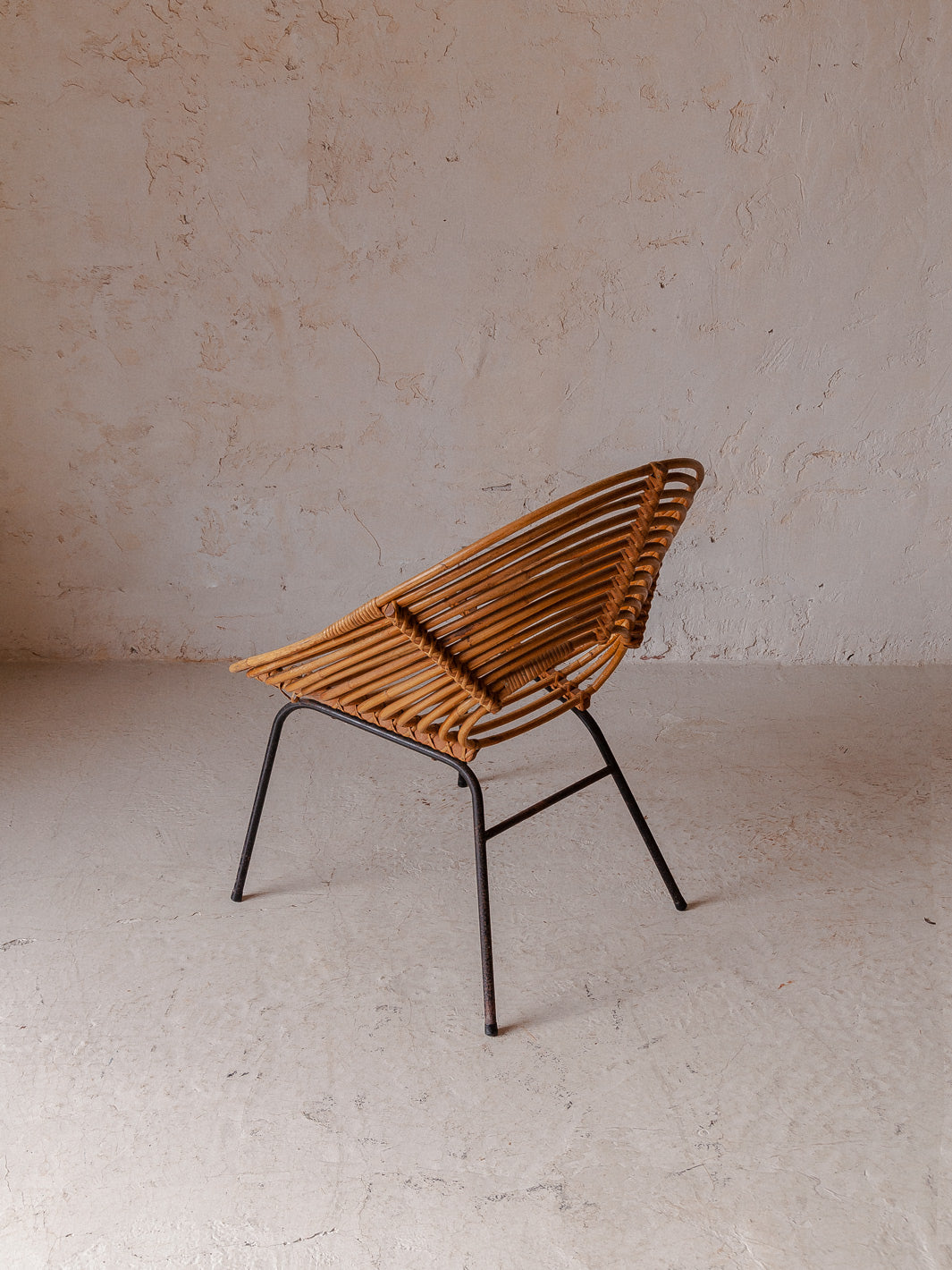 Italian bamboo armchair from the 60s