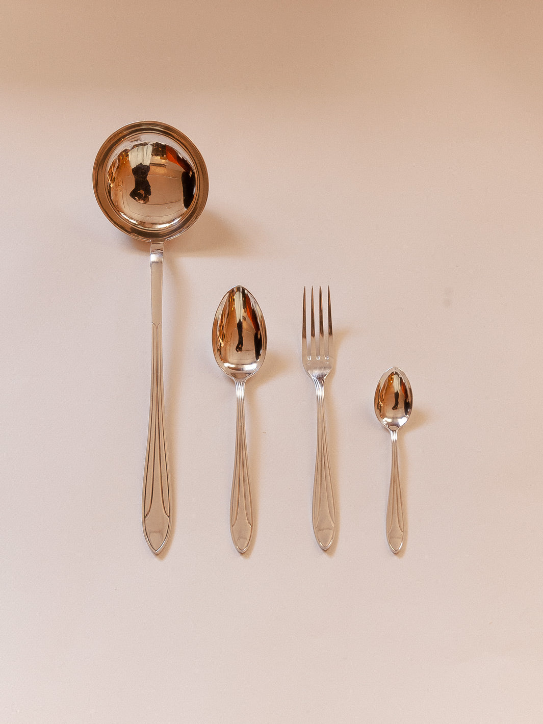 French Art Deco cutlery set for 12 people