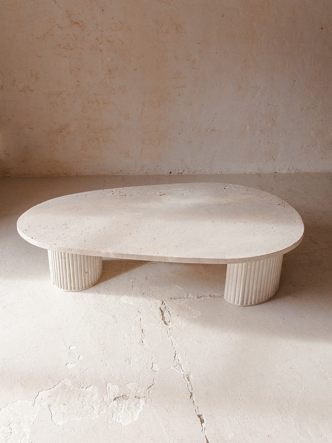 Amira travertine table 150x90cm