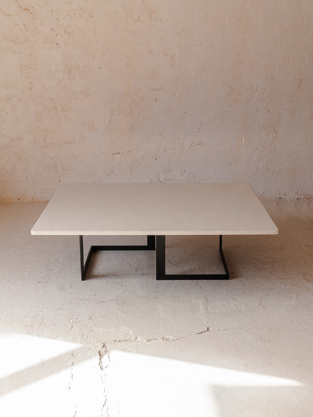 Rectangular argillite coffee table