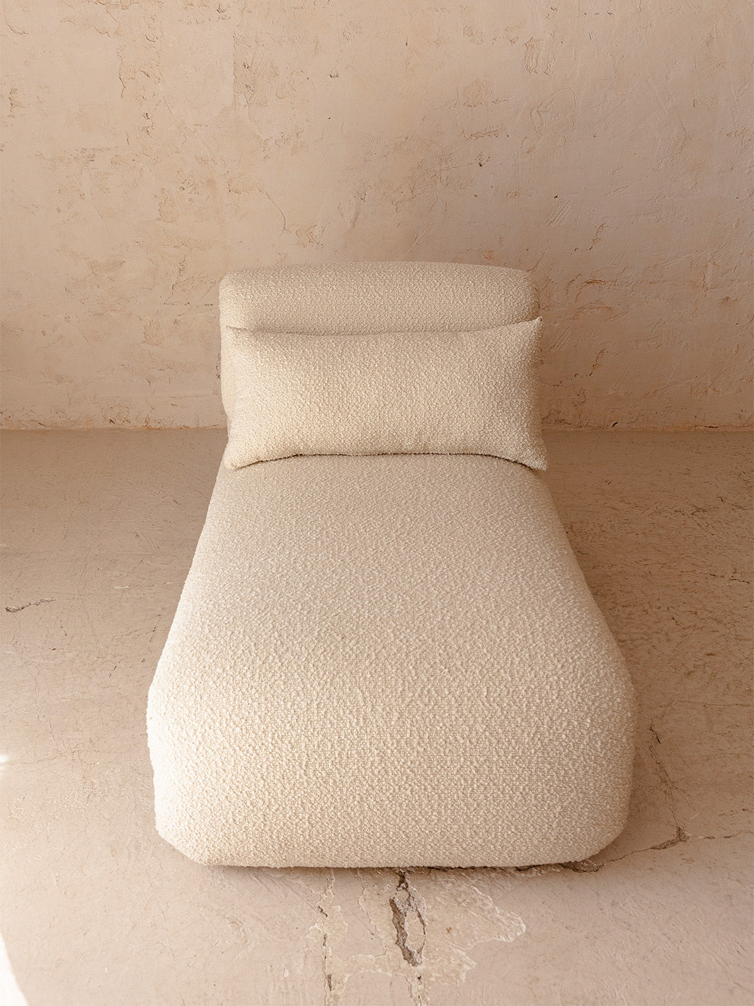Chaise longue sinueuse des années 70