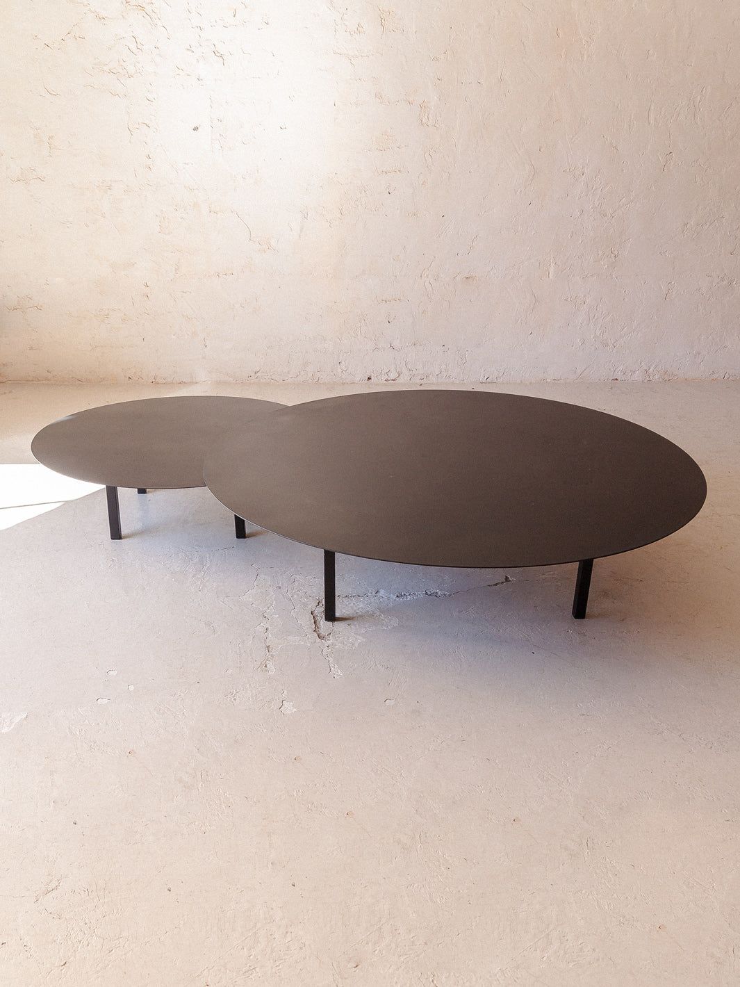 Table basse in steel noir