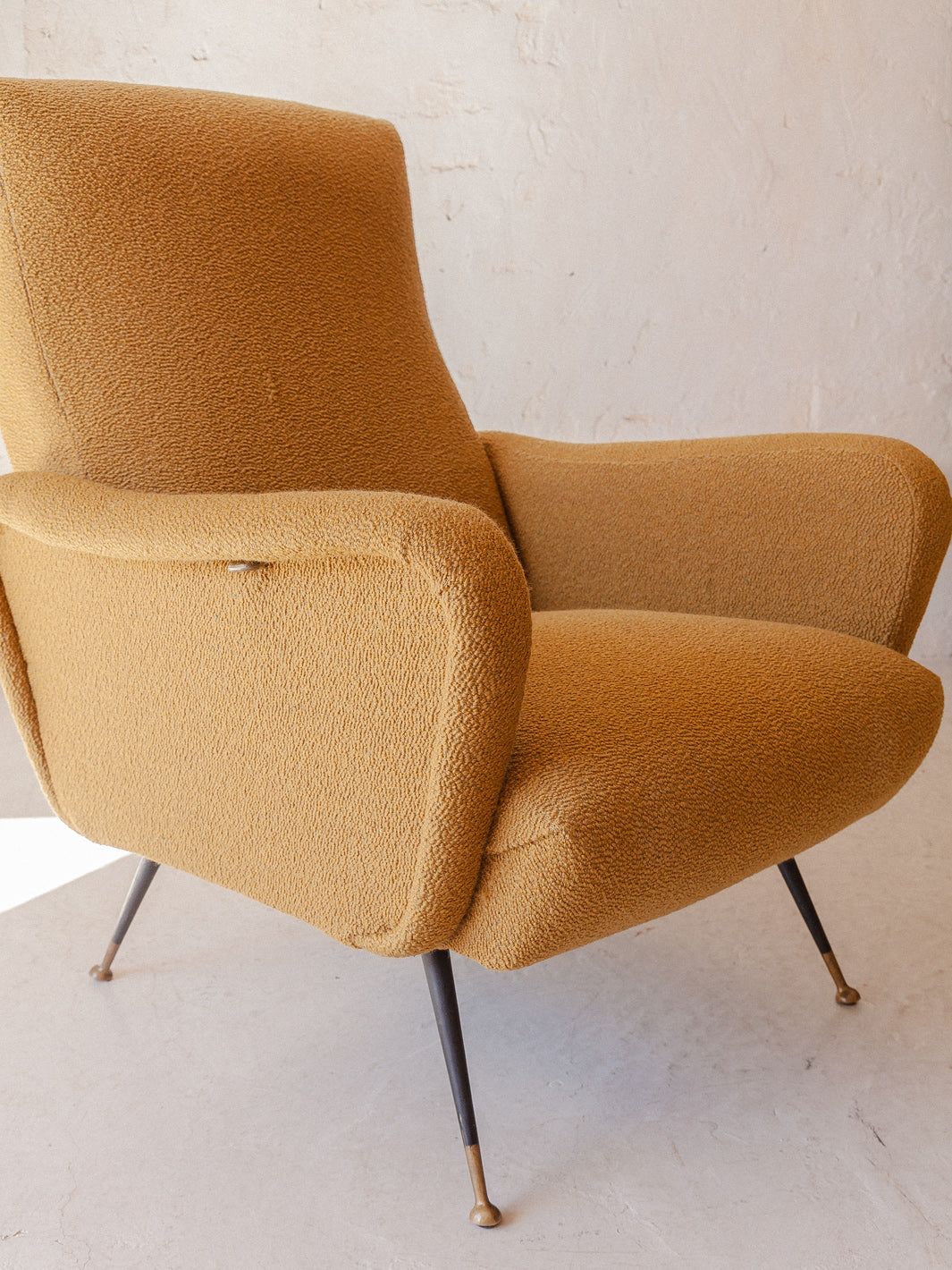 Italian armchair from the 50s mustard
