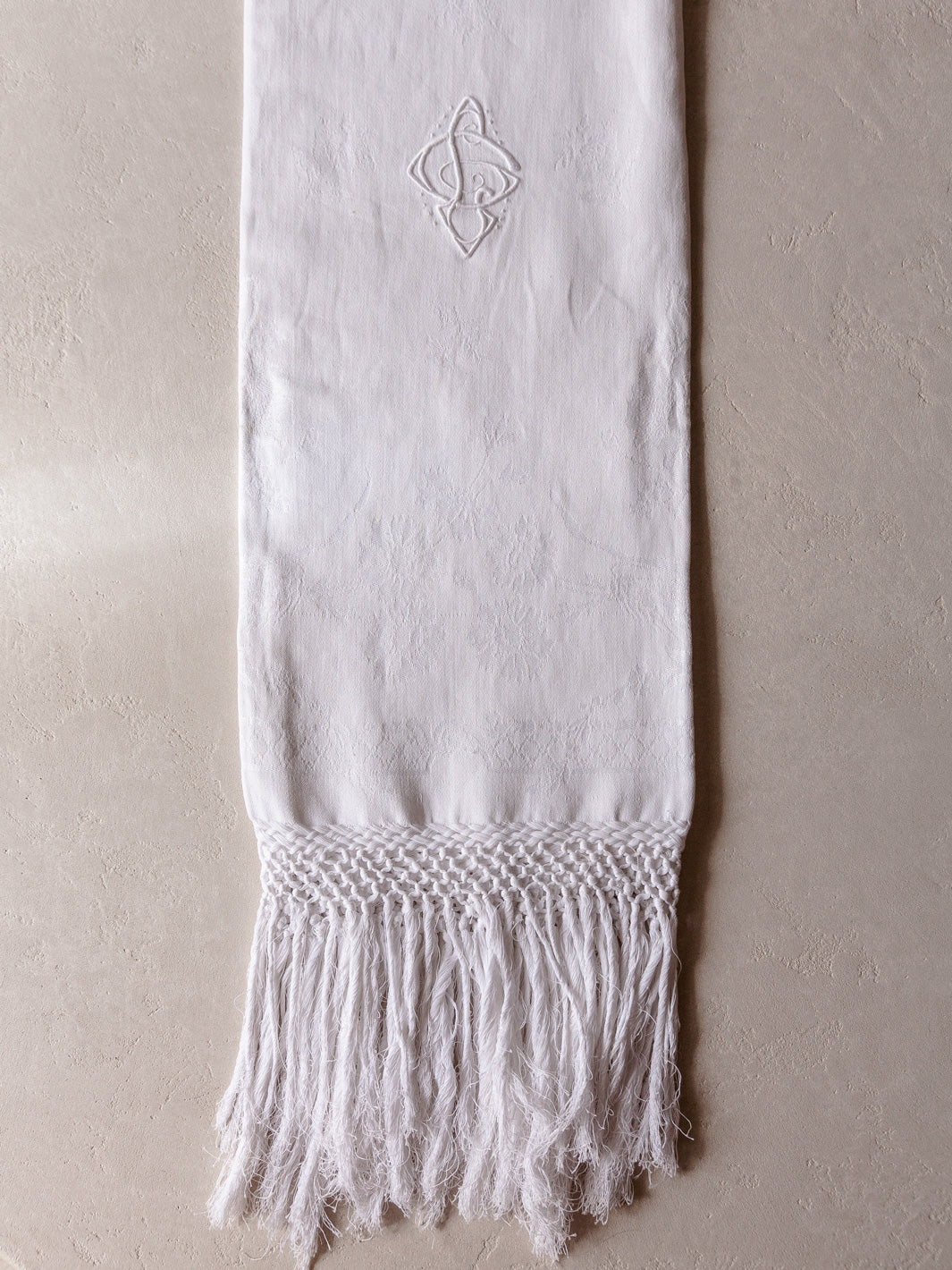 Italian cotton serviette from the années 1940 brodée