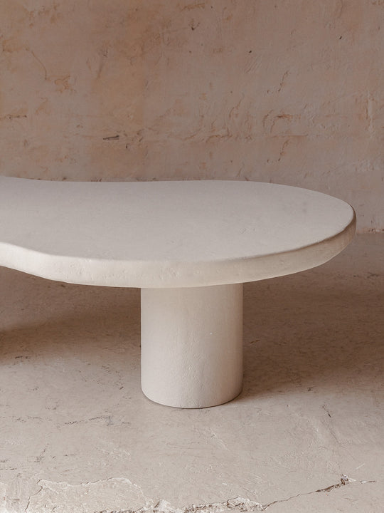 Organic fiberglass table 140x83cm