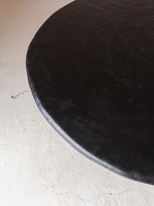 Table bio en fibre de verre noir 113x90cm