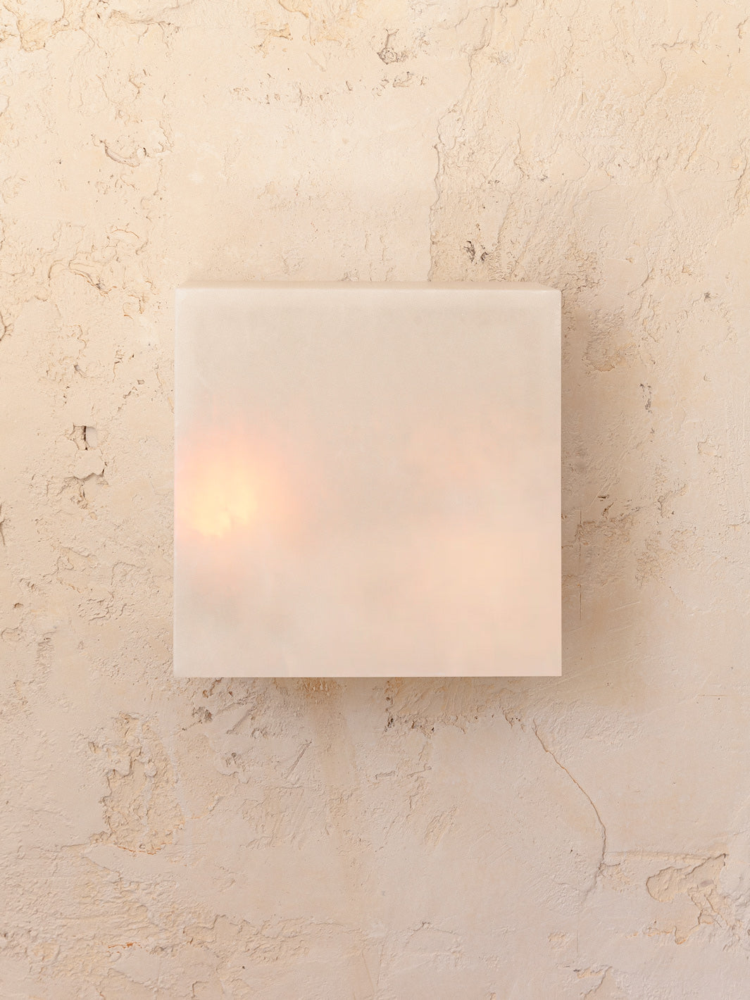 Frene white alabaster wall lamp Simone & Marcel