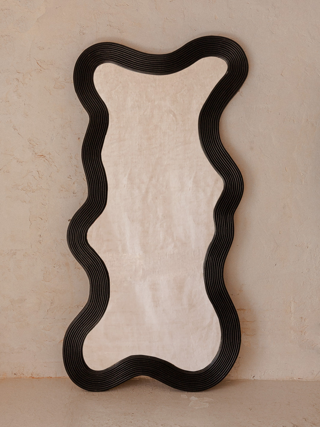 Italian miroir in bamboo noir 215x100cm