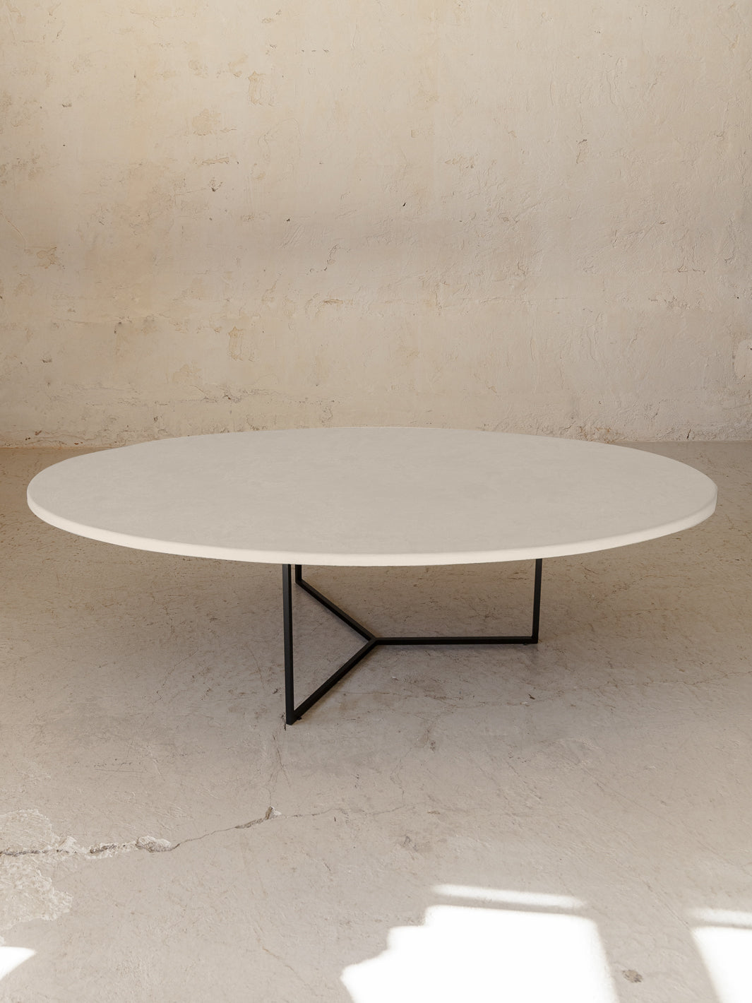Table basse ovale en argilite
