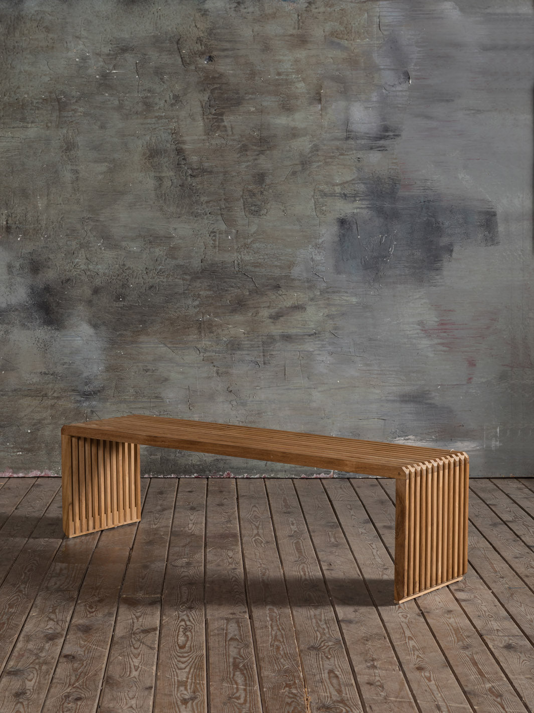 Banc en bois de teck 96cm