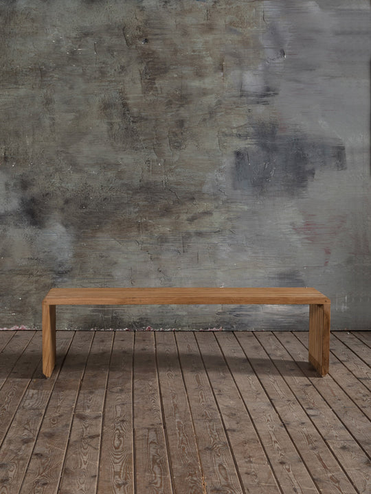 Banc en bois de teck 96cm