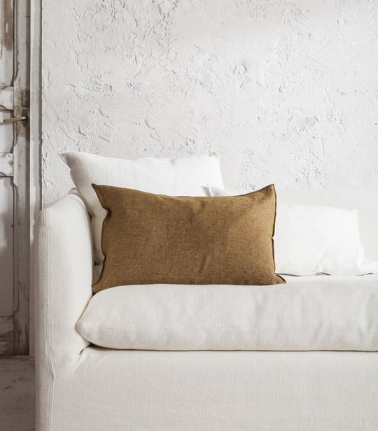 Linen cushion Havana / Givré Maison de Vacances 40x60cm