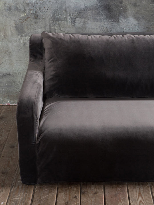 Comporta Velvet Sofa Anthracite Gray