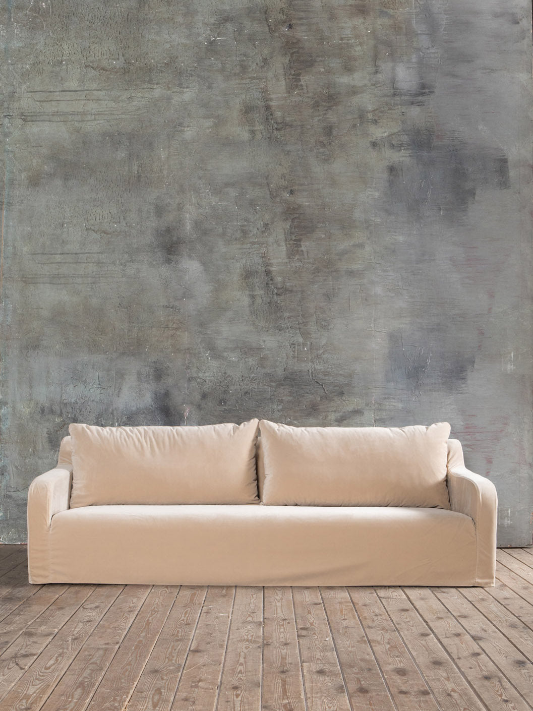Comporta velvet sofa Natural