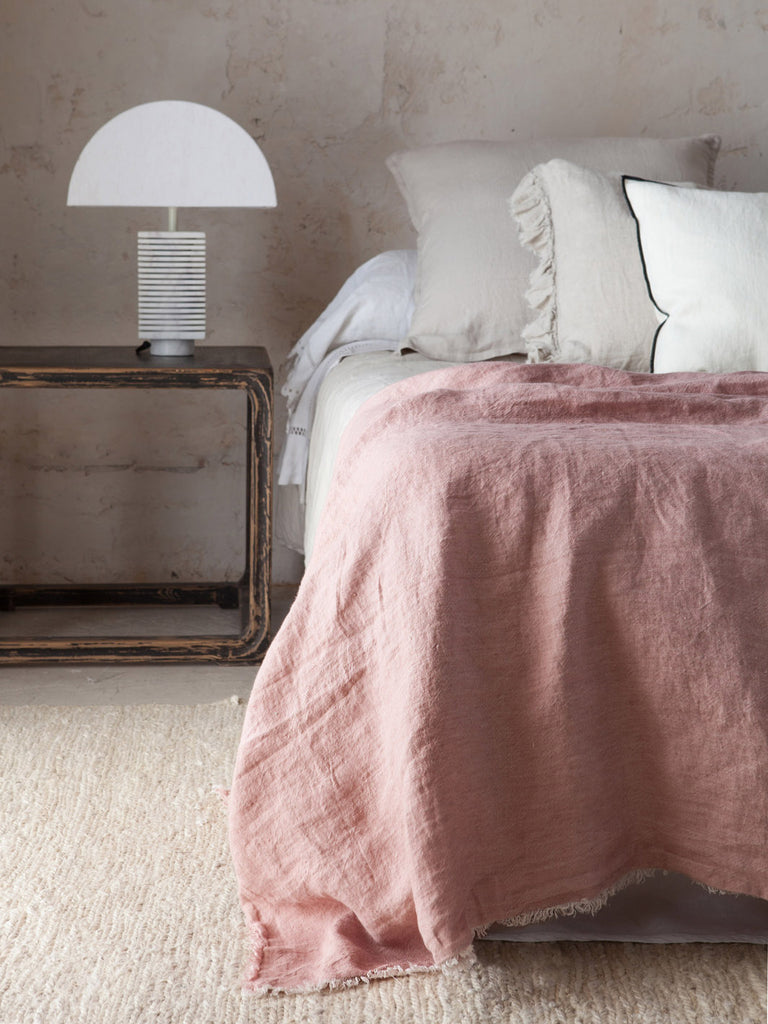 Bois de Rose Maison de Vacances linen plaid 140x250cm – Rue Vintage 74