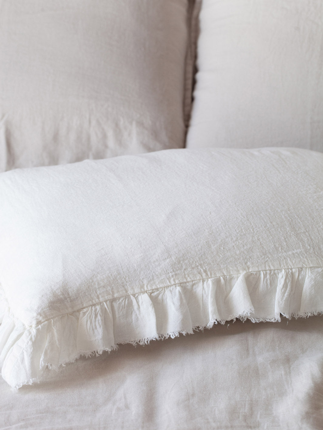Maison de Vacances Ecru boho linen quadrant